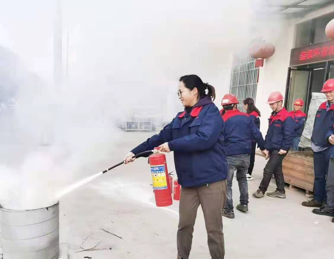鑫藍環保2020年應急消防演習 鑫藍環保2020年應急消防演習