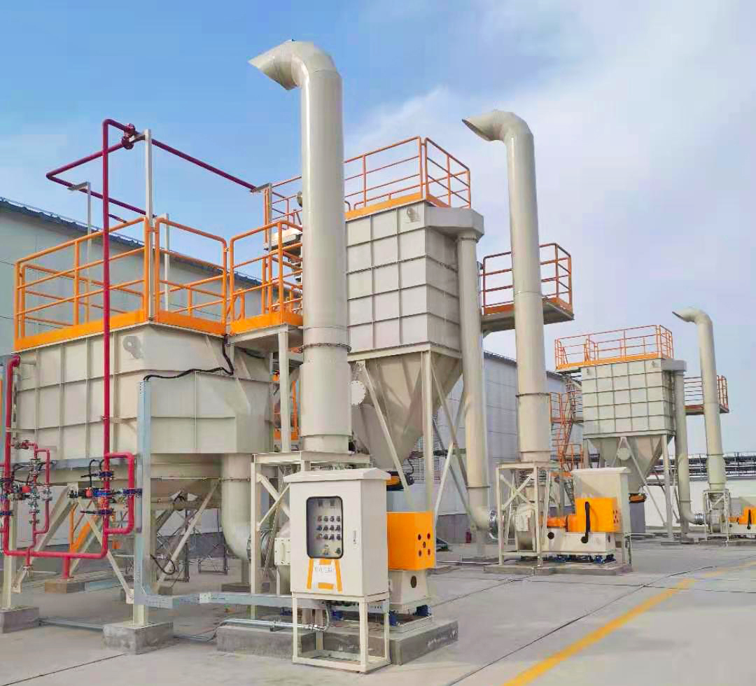 除塵設備工程安裝完工現(xiàn)場