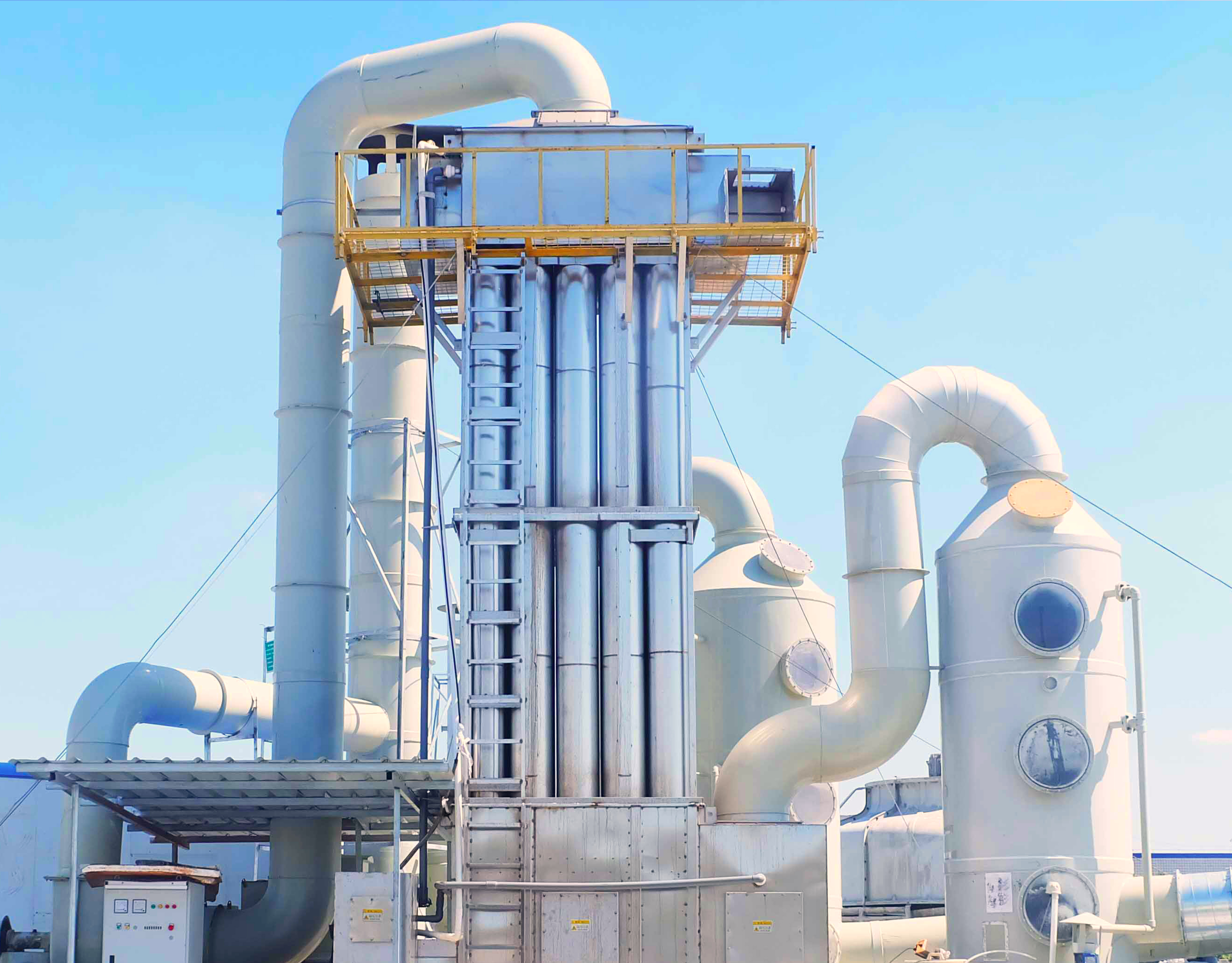 噴錫除塵設(shè)備:濕法除塵器+靜電除油 噴錫除塵設(shè)備:濕法除塵器+靜電除油